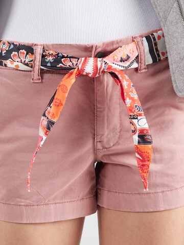 Superdry Regular Chino 'Classic' in Roze