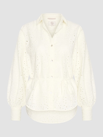 LynnSophie Bluse 'Feline' in Beige: Vorderseite