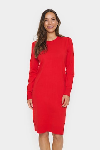 SAINT TROPEZ Dress 'Mila' in Red: front