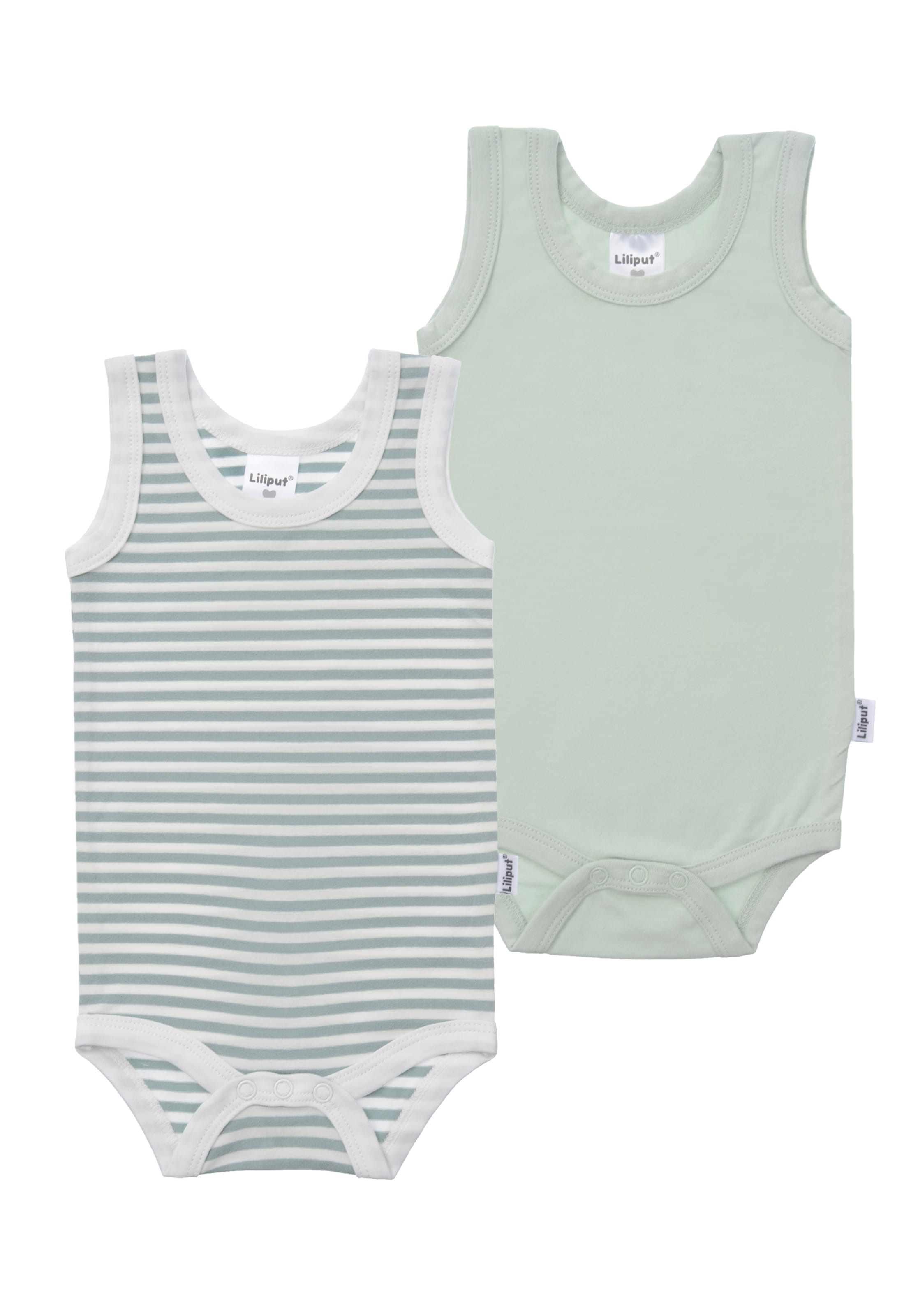 LILIPUT Strampler/Body in Grün: Vorderseite