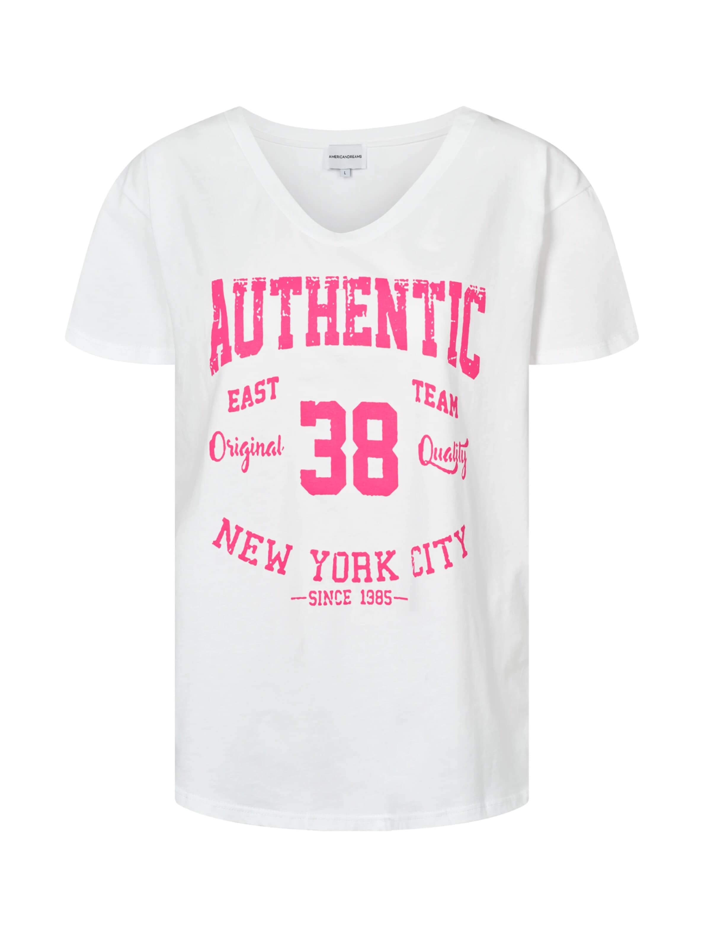 americandreams Overdel 'T-shirt' i pink: forside