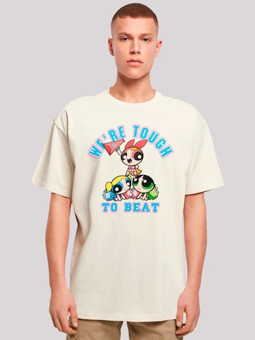T-Shirt 'Powerpuff Girls Tough To Beat' F4NT4STIC en beige : devant