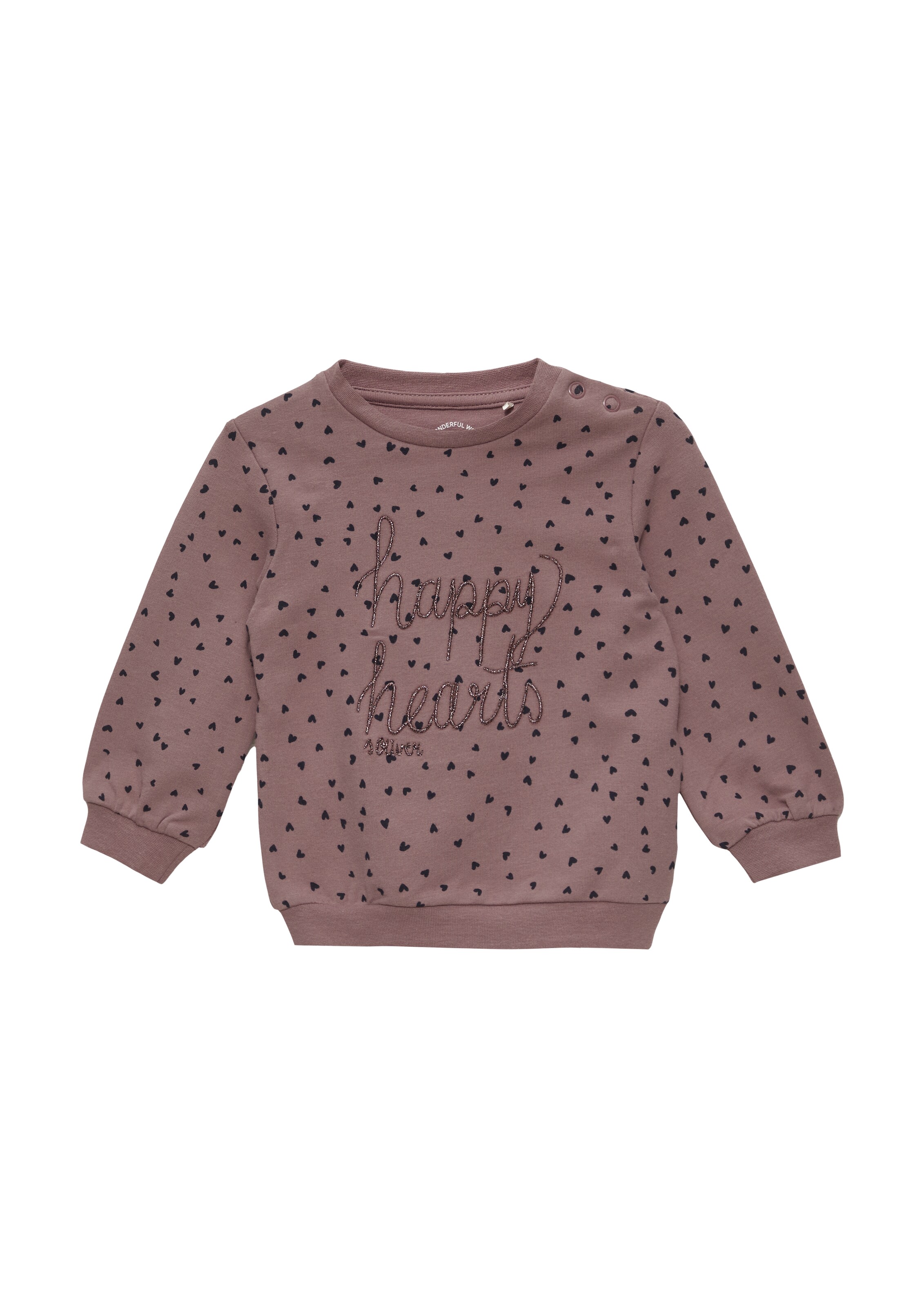 Sweat-shirt s.Oliver en violet : devant