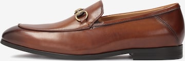 Kazar Classic Flats in Brown: front