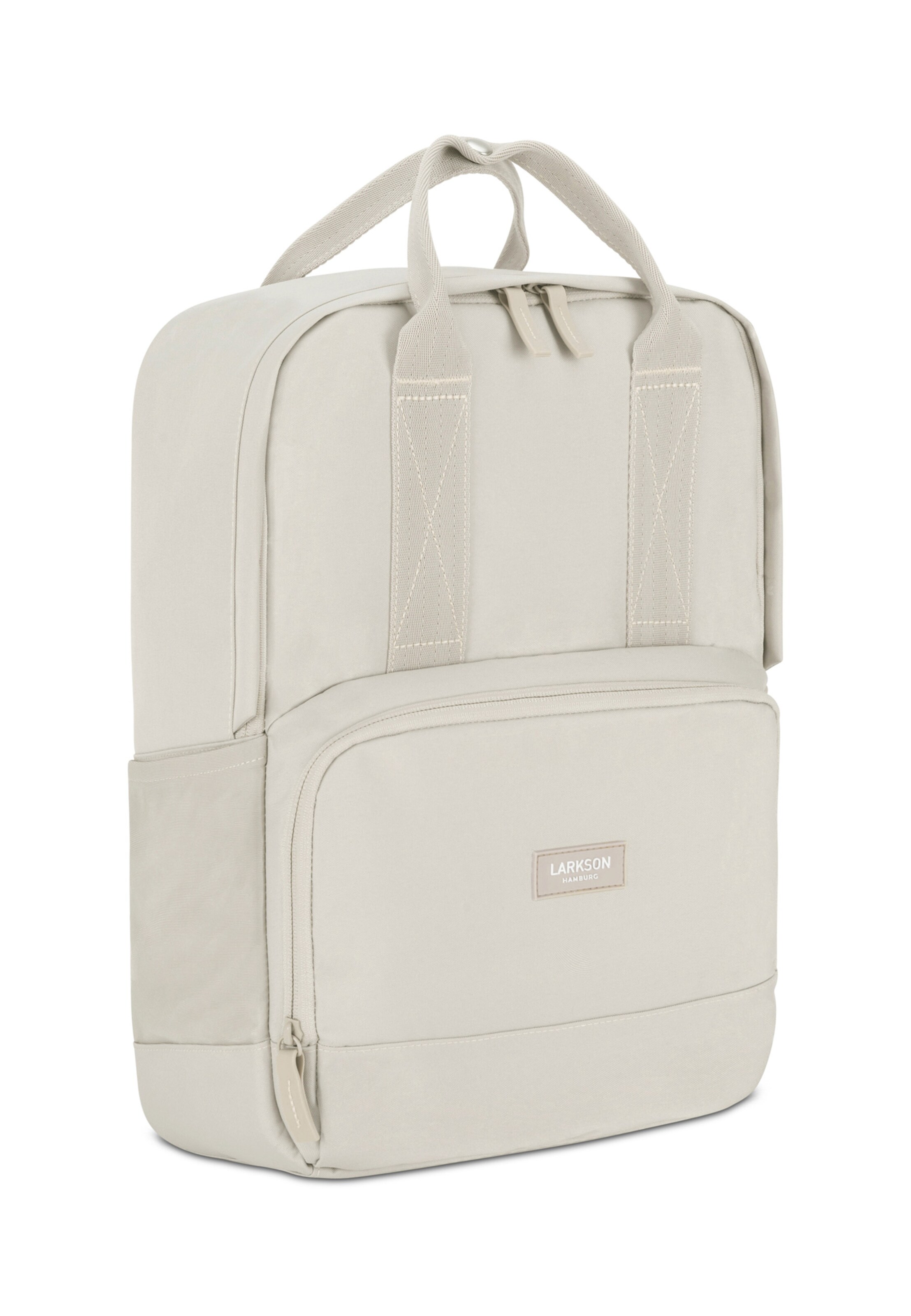 LARKSON Rygsæk 'No 6' i beige: forside