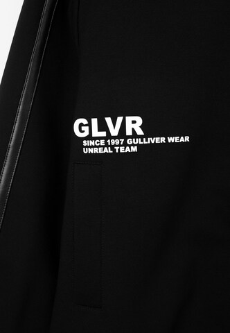 Gulliver Zip-Up Hoodie in Black