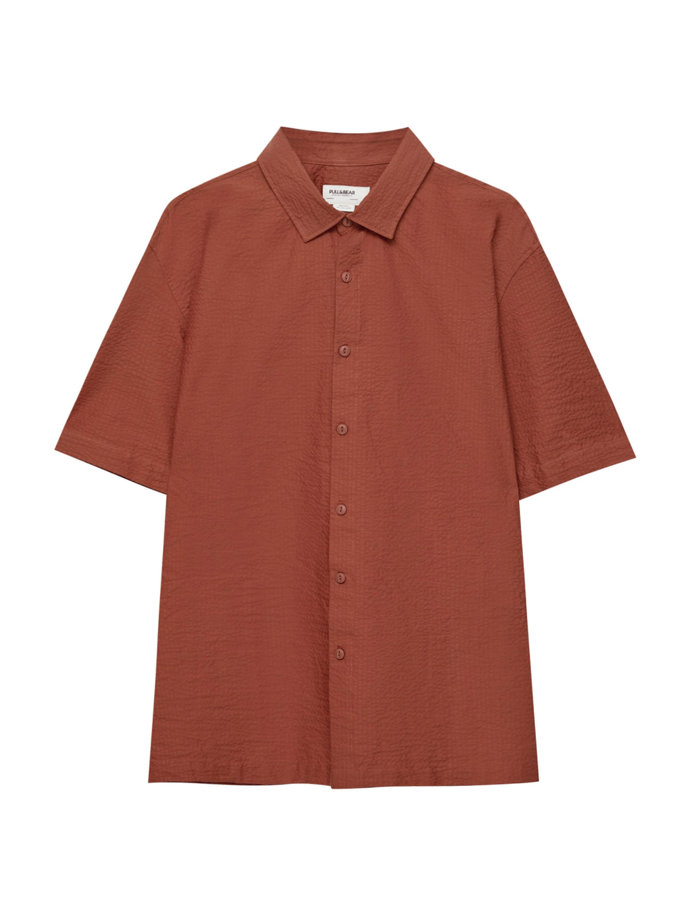 Pull&Bear Póló - barna: elől