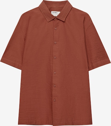 Pull&Bear Shirt in Rood: voorkant