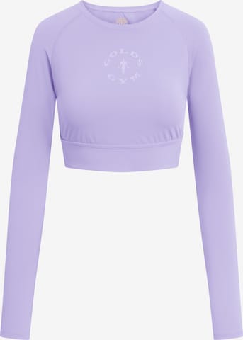 T-shirt fonctionnel 'Helen' GOLD´S GYM APPAREL en violet : devant