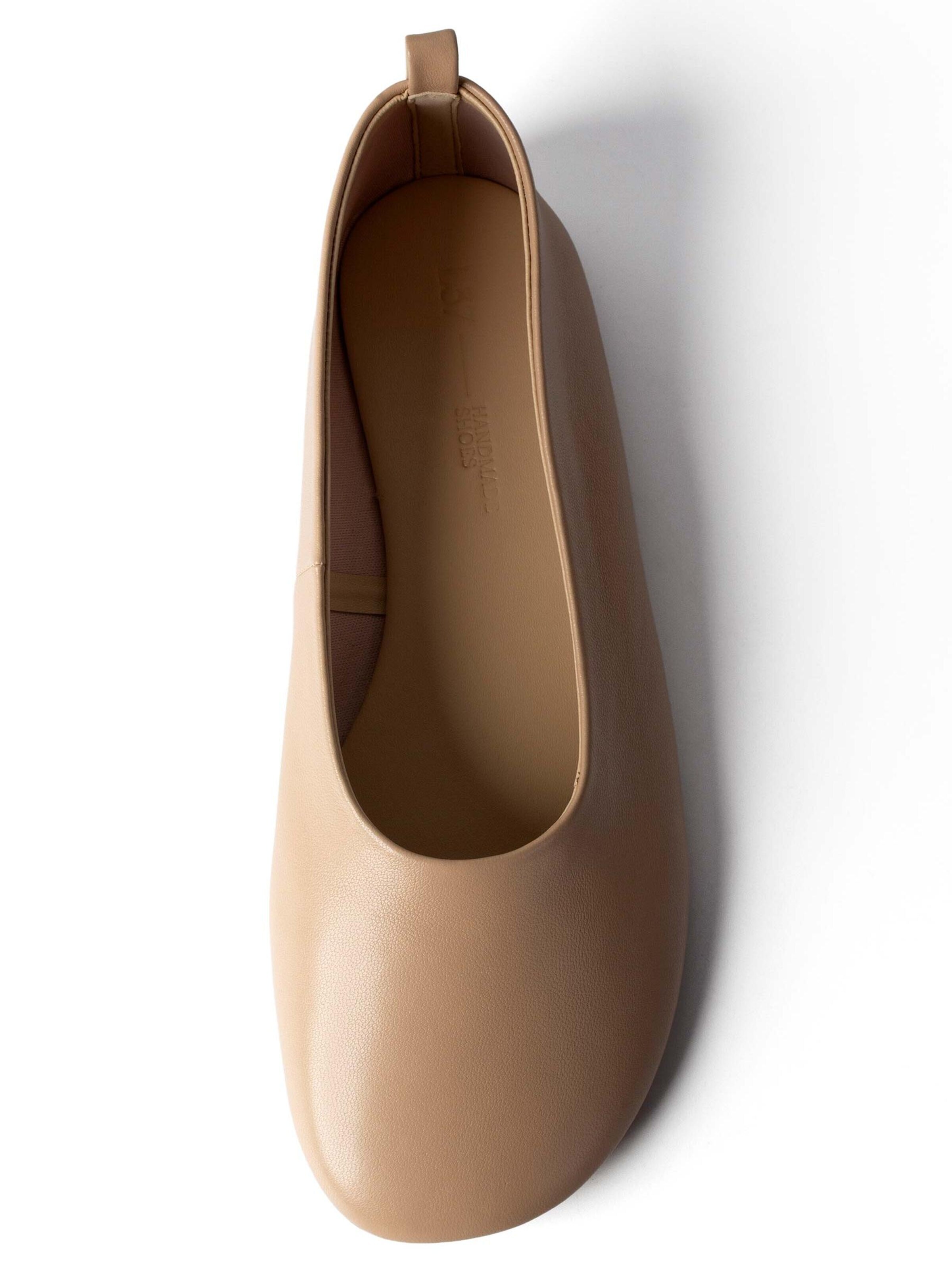 L37 HANDMADE SHOES Classic Flats 'HARMONY STEPS' in Beige