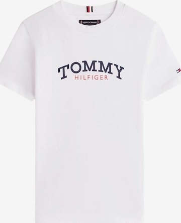 Tommy Hilfiger Kids Shirt in White: front