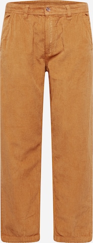 Redefined Rebel Regular Broek 'Malik' in Bruin: voorkant