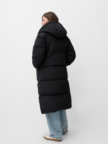 Manteau d’hiver Bershka en noir