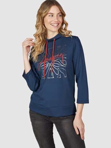 Sweat-shirt Navigazione en bleu : devant