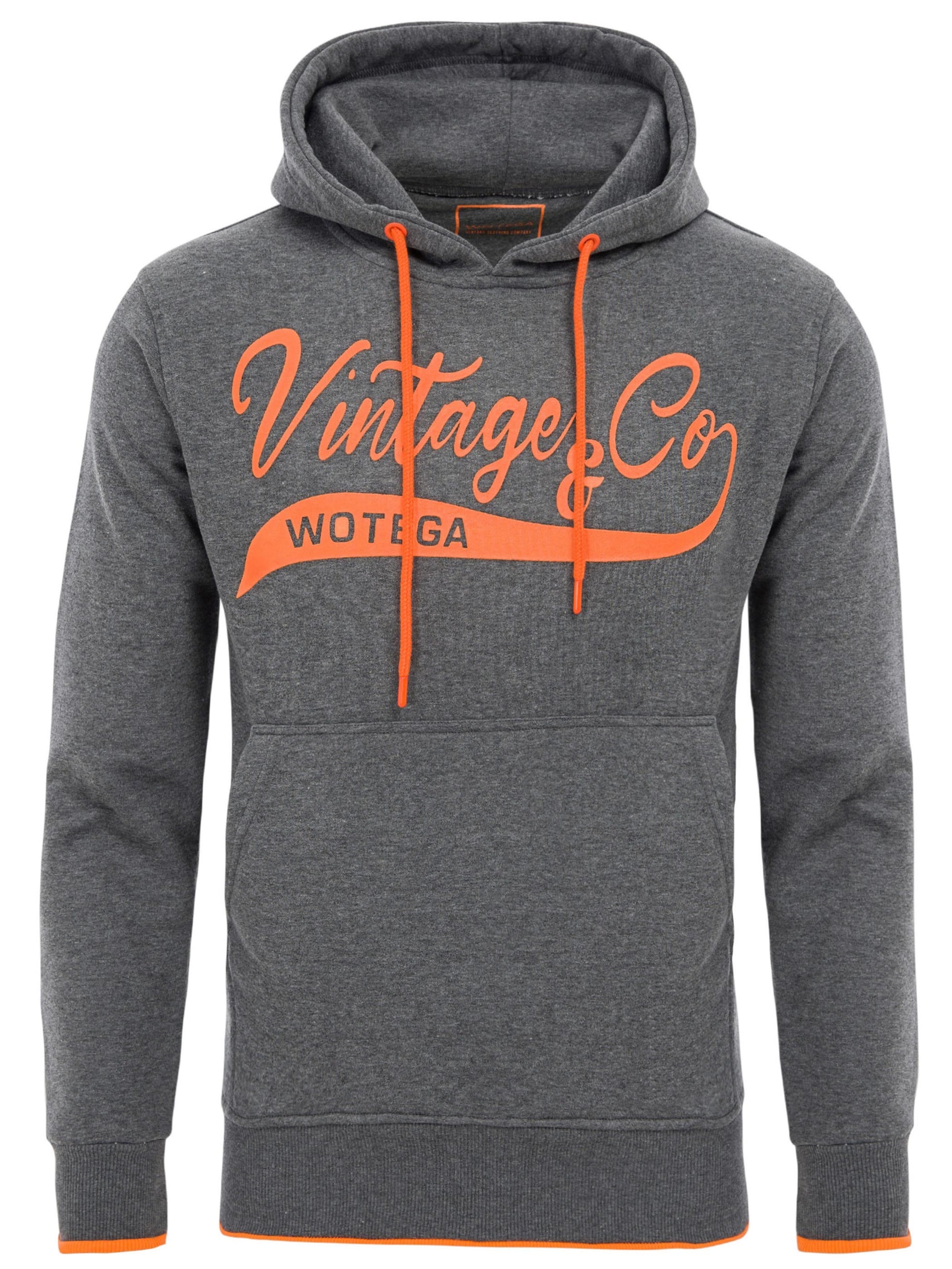 WOTEGA Sweatshirt 'WT Star' in Grey: front