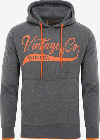 WOTEGA Sweatshirt 'WT Star' in Grau: Vorderseite