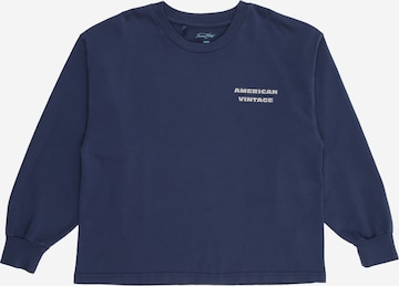 Tricou 'FIZVALLEY' de la AMERICAN VINTAGE pe albastru: față