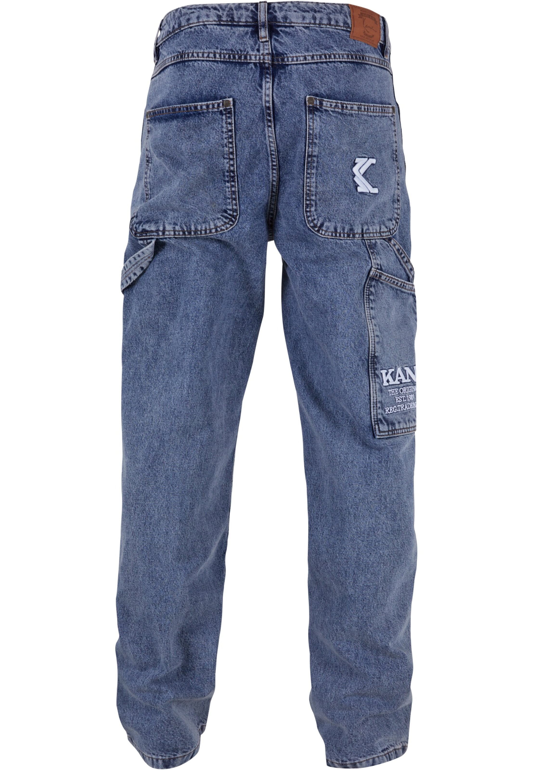 mėlyna Karl Kani Kliošinis Džinsai ' KMI-PL063-091-11 KK Retro Baggy Workwear Denim '