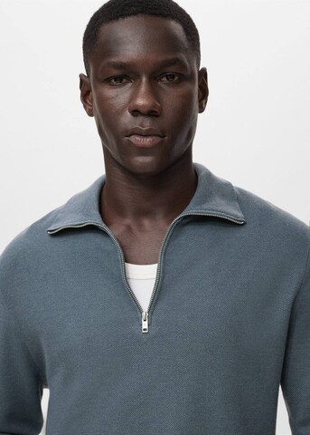 MANGO MAN Sweater 'Tenp' in Blue