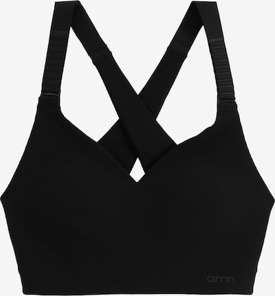 Sutien sport pe L Aim'n pe negru, Vizualizare produs