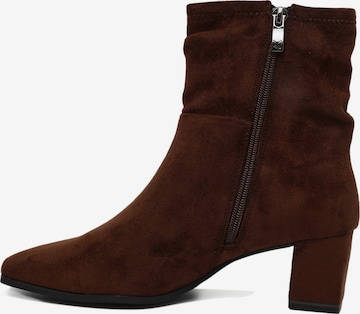 CAPRICE Booties in Brown: front