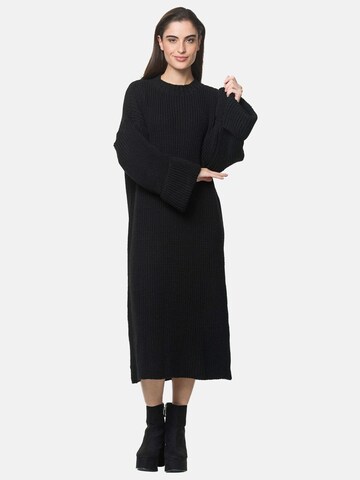 Robes en maille Elara en noir