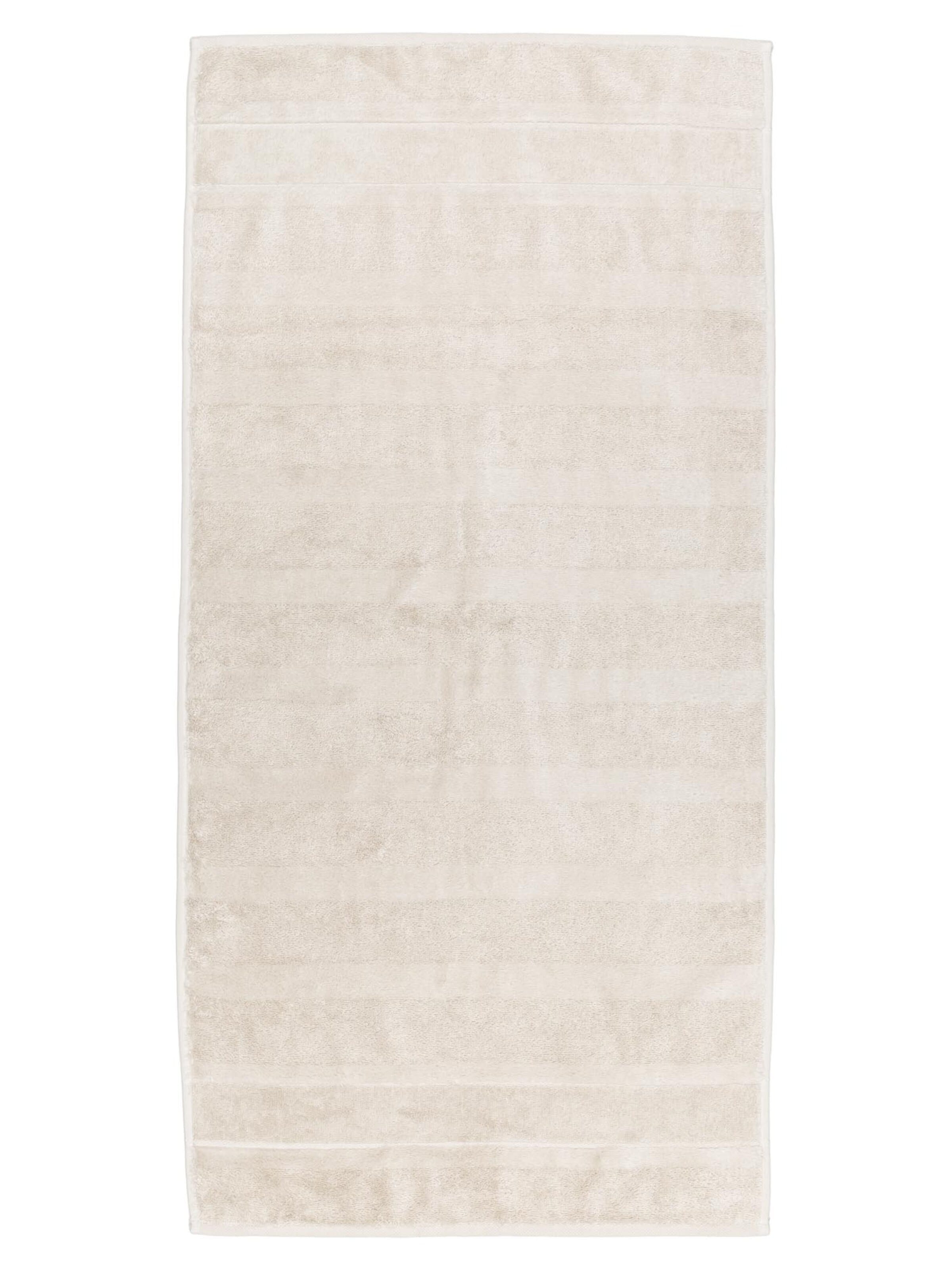 Cawö Towel 'Noblesse' in Beige