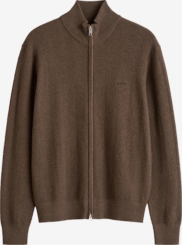GANT Strickjacke in Braun: Vorderseite