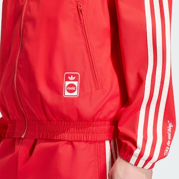 Veste mi-saison 'Coca Cola Classic Firebird' ADIDAS ORIGINALS en rouge