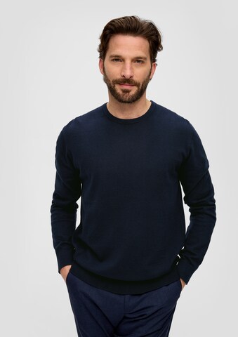 s.Oliver BLACK LABEL Sweater in Blue: front