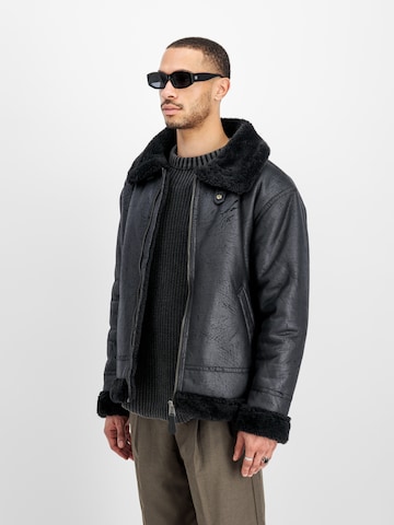 juoda ALPHA INDUSTRIES Žieminė striukė 'B3 FL': priekis