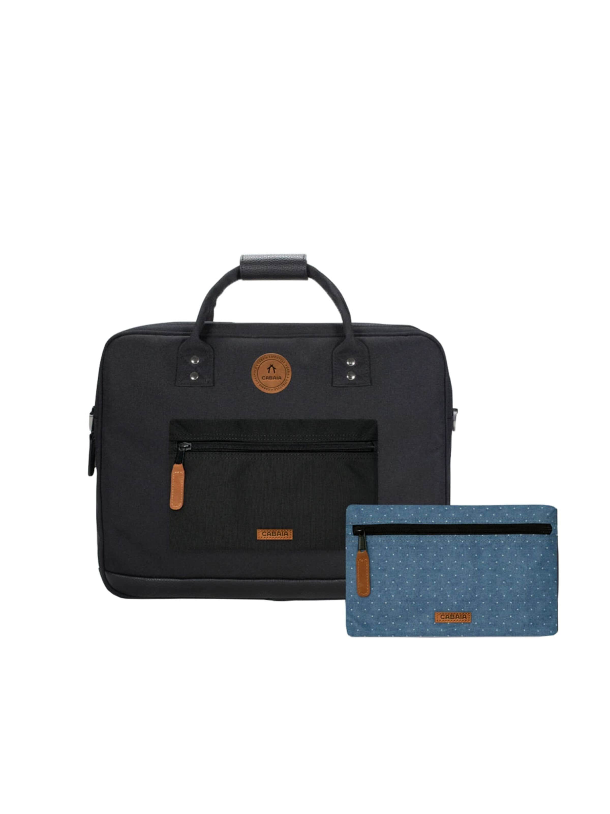 Cabaia Laptoptasche 'Berlin' in Schwarz: Vorderseite