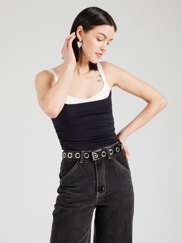 Haut Abercrombie & Fitch en noir : devant