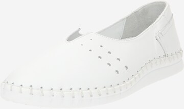 Bata Classic Flats in White: front