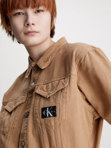 Calvin Klein Jeans Sukienka koszulowa w kolorze brązowy