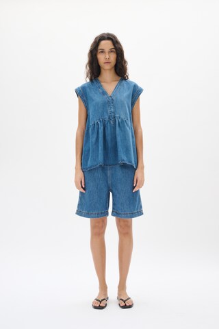 InWear Loosefit Broek 'Dacey' in Blauw