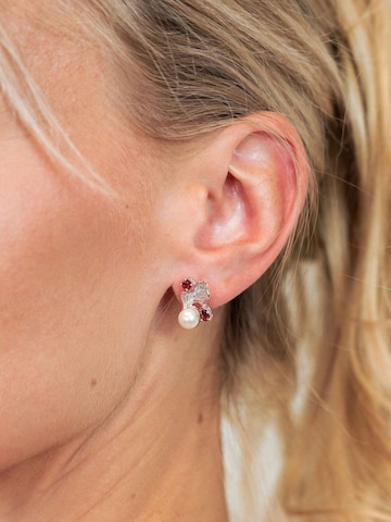 La Moda Me - Pendientes 'Fiamma' en blanco