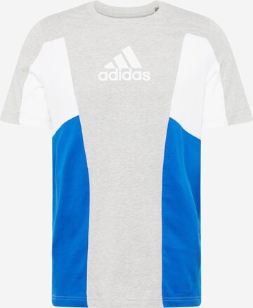 ADIDAS SPORTSWEAR Performance Shirt 'Essentials Colourblock' in Grey: front