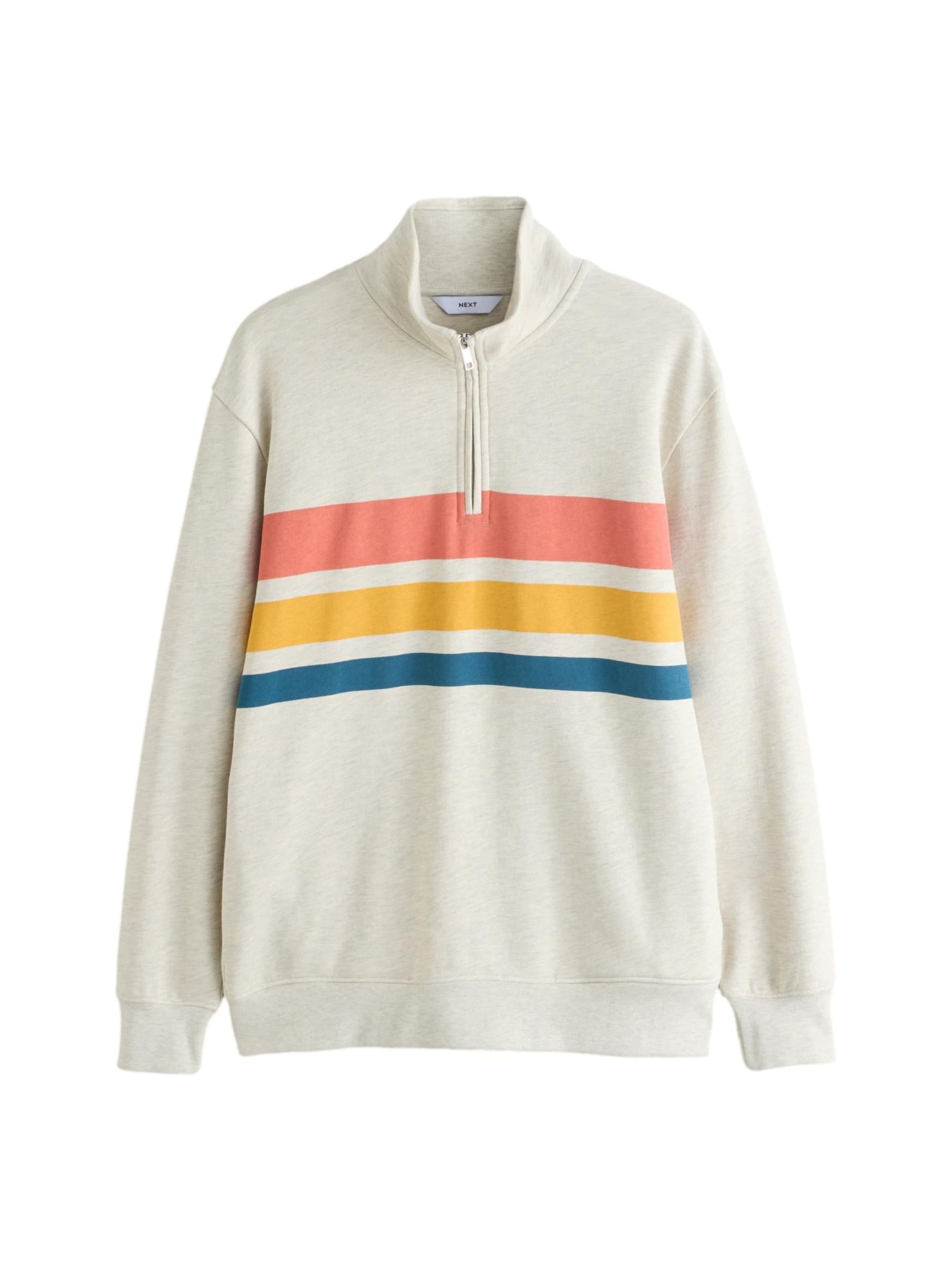 Sweat-shirt Next en blanc : devant