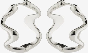 Boucles d'oreilles 'Moon' Pilgrim en argent : devant