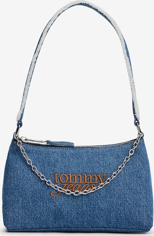 Tommy Jeans - Bolso de hombro en azul: frente