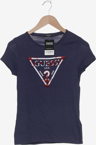 GUESS T-Shirt XS in Blau: predná strana