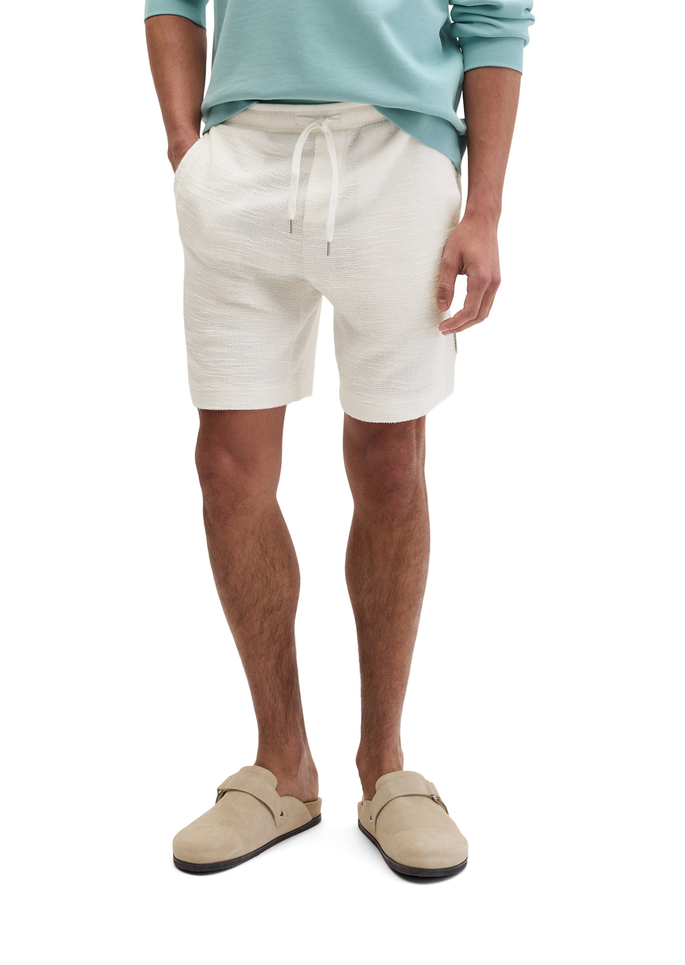 Marc O'Polo Loosefit Broek in Wit