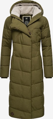Ragwear Winter Coat 'Pavla' in Green: front
