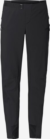 VAUDE Regular Workout Pants 'Moab Pro' in Black: front