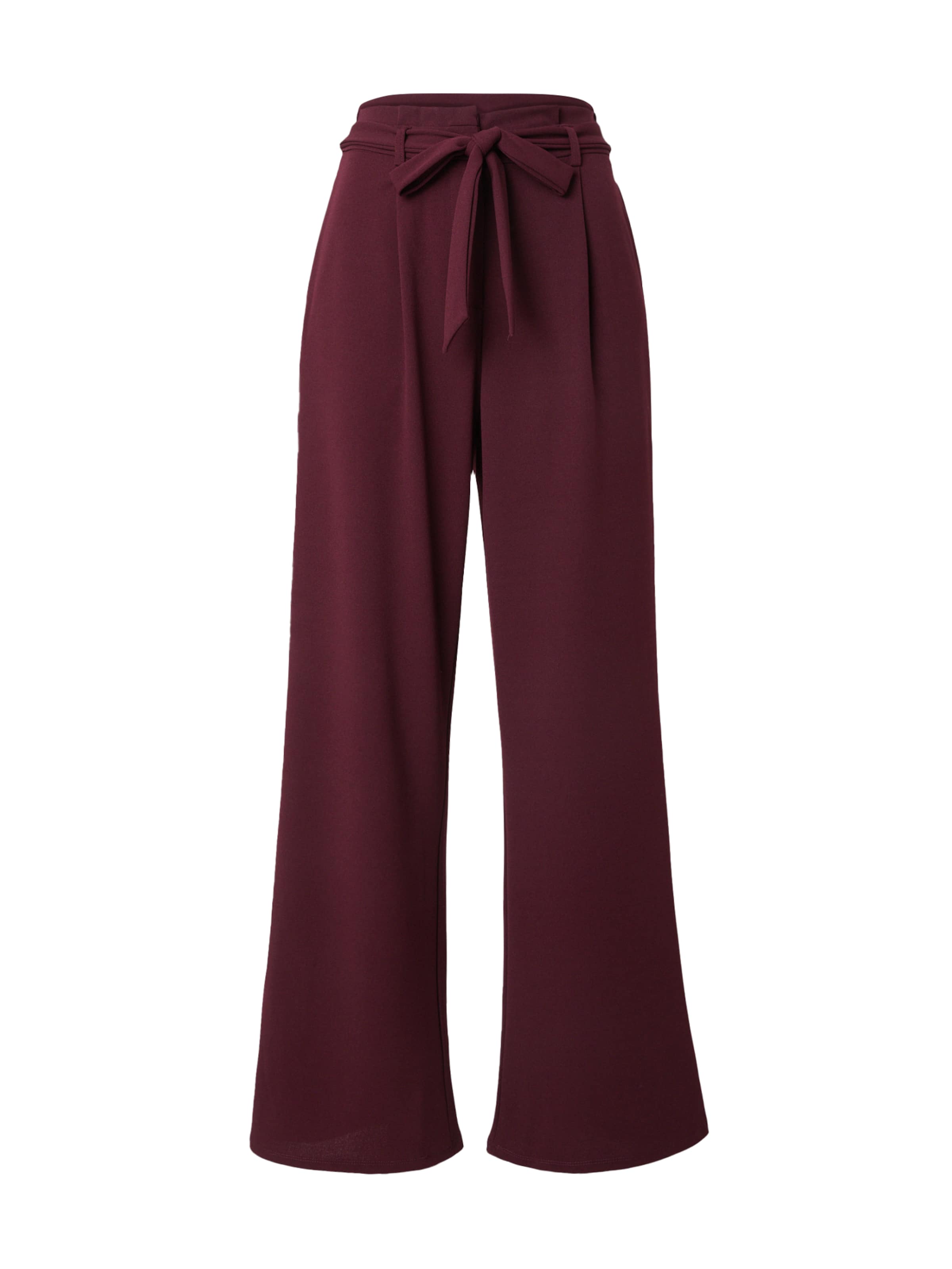 VILA - Pierna ancha Pantalón plisado 'VIHilda' en rojo: frente