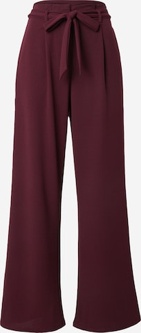 VILA Wide Leg Hose 'VIHilda' in Rot: Vorderseite