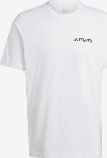 ADIDAS TERREX T-Shirt fonctionnel 'MOUNTAIN' en noir / blanc, Vue avec produit