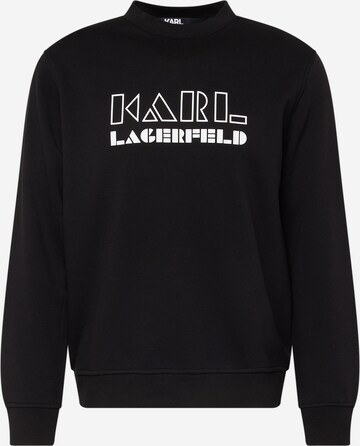 Karl Lagerfeld Sweatshirt in Black: front