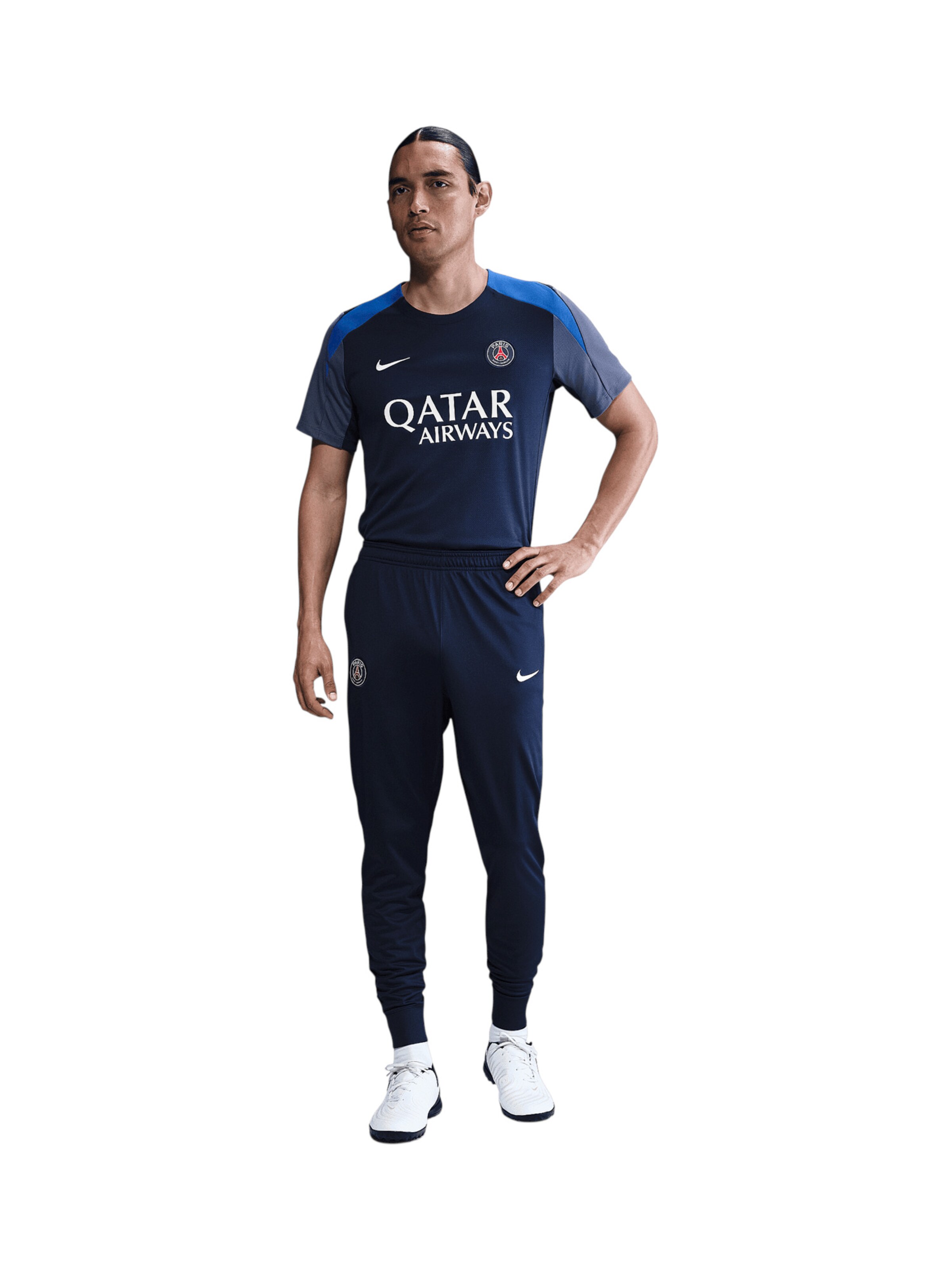 NIKE Funktionsshirt 'Paris Saint-Germain Strike' in Blau: Vorderseite